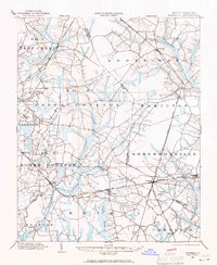 1901 Map of Parmele, 1971 Print