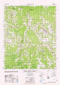preview thumbnail of historical topo map of Richlands, NC in 1980
