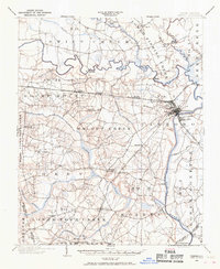 1902 Map of Tarboro, 1968 Print