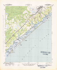 1942 Map of Topsail