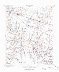 1903 Map of Lenoir County, NC, 1975 Print