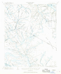 1902 Map of Vanceboro, 1968 Print