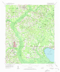 Download a high-resolution, GPS-compatible USGS topo map for Whiteville, NC (1955 edition)