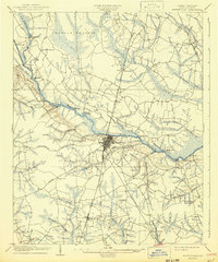 Download a high-resolution, GPS-compatible USGS topo map for Winterville, NC (1942 edition)