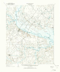 1908 Map of Winton, 1973 Print