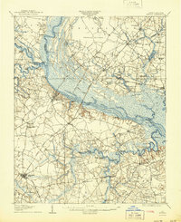 1908 Map of Winton, 1944 Print