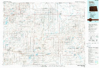 1984 Map of Ambrose, ND