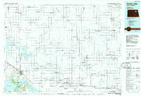 1985 Map of Adams, ND