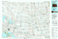 preview thumbnail of historical topo map of Ramsey County, ND in 1993