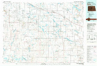 1979 Map of Balfour, ND, 1980 Print