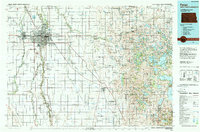 Download a high-resolution, GPS-compatible USGS topo map for Fargo, ND (1989 edition)