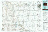 Download a high-resolution, GPS-compatible USGS topo map for Grand Forks, ND (1990 edition)