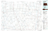 1986 Map of Edgeley, ND