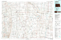 preview thumbnail of historical topo map of Dickey County, ND in 1986