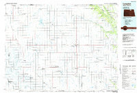 Download a high-resolution, GPS-compatible USGS topo map for Langdon, ND (1985 edition)