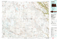 Download a high-resolution, GPS-compatible USGS topo map for Langdon, ND (1992 edition)