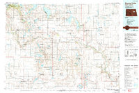 1985 Map of McVille, ND, 1992 Print