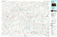 Download a high-resolution, GPS-compatible USGS topo map for Wishek, ND (1989 edition)