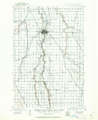 1895 Map of Fargo, 1962 Print