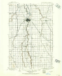 1895 Map of Fargo, 1954 Print