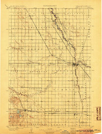 1904 Map of Wahpeton