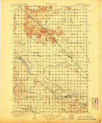 1907 Map of Wyndmere, ND