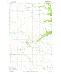 Download a high-resolution, GPS-compatible USGS topo map for Adams, ND (1975 edition)