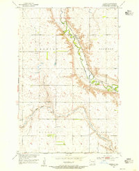 preview thumbnail of historical topo map of LaMoure County, ND in 1953