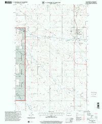 Download a high-resolution, GPS-compatible USGS topo map for Alexander, ND (2001 edition)