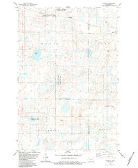 Download a high-resolution, GPS-compatible USGS topo map for Alfred, ND (1983 edition)