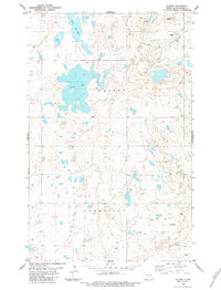 preview thumbnail of historical topo map of Divide County, ND in 1983