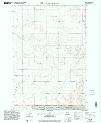 Download a high-resolution, GPS-compatible USGS topo map for Alpha, ND (2001 edition)