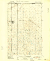 preview thumbnail of historical topo map of Ambrose, ND in 1948