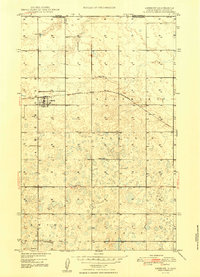 1948 Map of Ambrose, ND