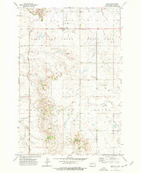 Download a high-resolution, GPS-compatible USGS topo map for Amidon, ND (1977 edition)