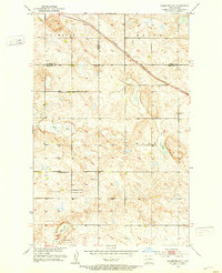 preview thumbnail of historical topo map of Sheridan County, ND in 1951