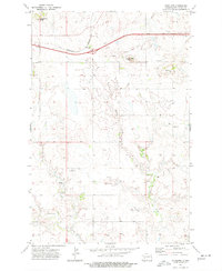 Download a high-resolution, GPS-compatible USGS topo map for Antelope, ND (1977 edition)