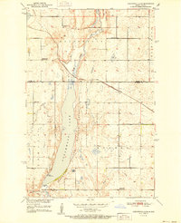 preview thumbnail of historical topo map of Stutsman County, ND in 1951