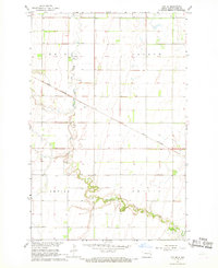 Download a high-resolution, GPS-compatible USGS topo map for Ayr SE, ND (1969 edition)