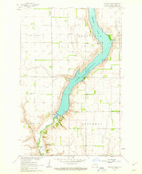 Download a high-resolution, GPS-compatible USGS topo map for Baldhill Dam, ND (1963 edition)