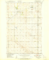 preview thumbnail of historical topo map of Foster County, ND in 1950