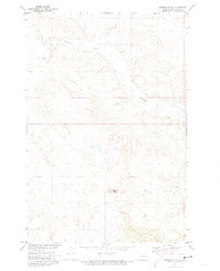 Download a high-resolution, GPS-compatible USGS topo map for Barren Butte, ND (1973 edition)