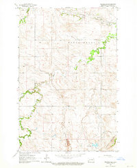 Download a high-resolution, GPS-compatible USGS topo map for Belfield SE, ND (1981 edition)