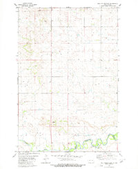 Download a high-resolution, GPS-compatible USGS topo map for Bell Coulee East, ND (1980 edition)