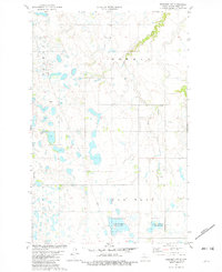 preview thumbnail of historical topo map of Ward County, ND in 1981