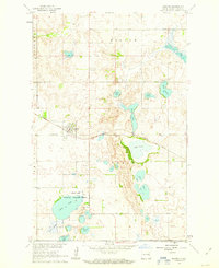 Download a high-resolution, GPS-compatible USGS topo map for Binford, ND (1963 edition)