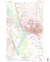 Download a high-resolution, GPS-compatible USGS topo map for Bismarck, ND (1977 edition)