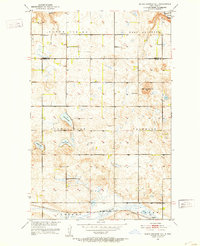 Download a high-resolution, GPS-compatible USGS topo map for Black Hammer Hill, ND (1953 edition)