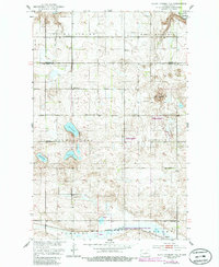 preview thumbnail of historical topo map of Wells County, ND in 1951