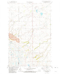 Download a high-resolution, GPS-compatible USGS topo map for Blacktail Coulee, ND (1982 edition)